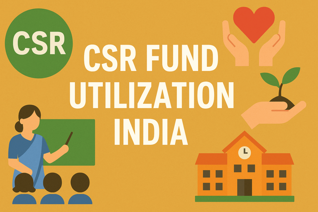 CSR fund utilization India