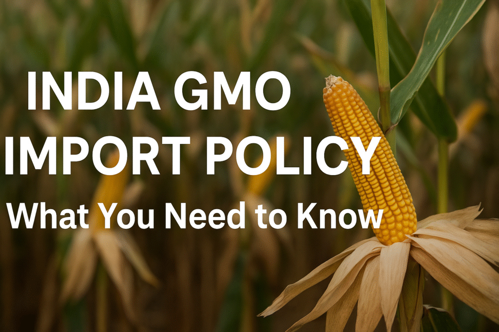 India GMO import policy
