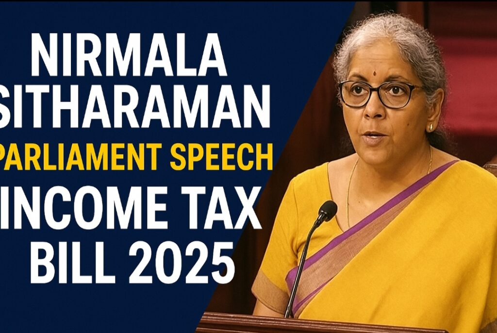 Nirmala Sitharaman Parliament speech
