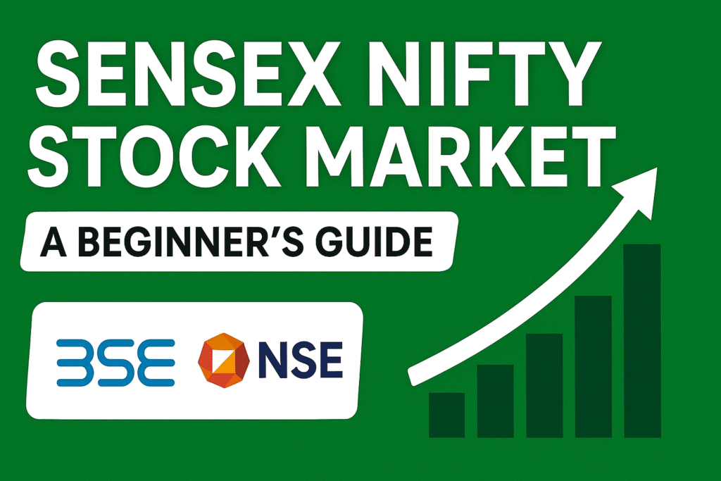 Learn Sensex and Nifty stock market basics in simple words. Understand BSE, NSE, indices, and smart investing tips for beginners and traders."